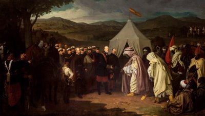The Peace of Wad-Ras by Joaquín Domínguez Bécquer